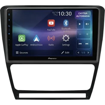 Auto Hi-Fi Autorádio Pioneer SPH-PF97BT pro Škoda Octavia 2, černý rámeček