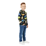 KUGO CHLAPECKÉ MIKINY S DINOSAURY HC9303 Velikost: 122, Barva: Tmavě modrá