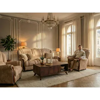 Sedací souprava Klasická sedací souprava DI CAPRIO 3+1+1