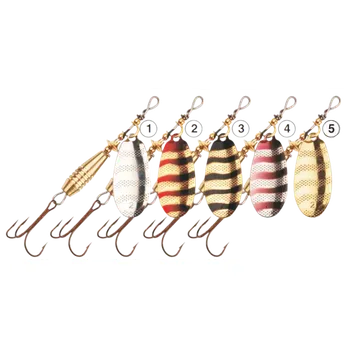 Umělá nástraha Traper Třpytka rotačka Tiger - velikost 3 Barva: 5