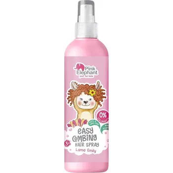 Stylingový přípravek Pink Elephant Easy Combing Hair Spray LAMA EMILY - sprej pro snadné rozčesávání pro holčičky, 150 ml