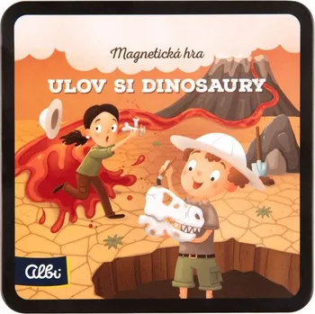 Cestovní hra Albi Magnetická hra na cesty - Ulov si dinosaury