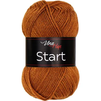 Galanterie Vlna Hep Start 41054 rezavě hnědá