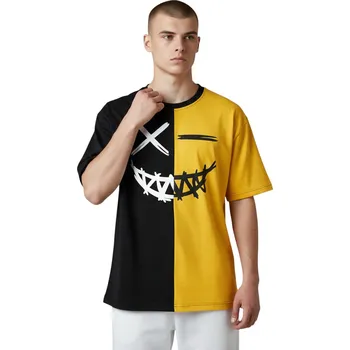 Pánské tričko Play Back Pánské tričko s krátkým rukávem SVATOPLUK Barva: Žlutá, Velikost: S