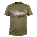 Traper Tričko Art Grayling olivové Velikost: S