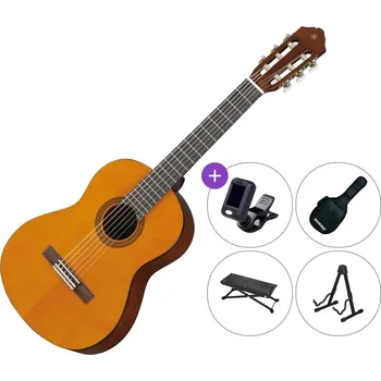 Klasická kytara Yamaha CGS102AII SET Natural Poloviční klasická kytara pro dítě