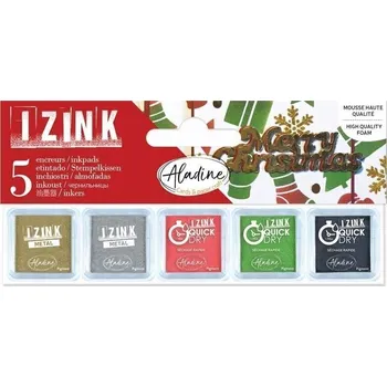 Hračka Aladine Izink Razítková poduška Christmas Colors