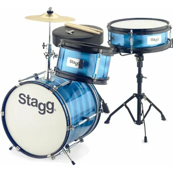 Bicí sada Stagg TIM JR 3/12B BL Blue Dětská bicí souprava (Jako nové)