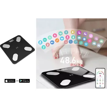Osobní váha Bluetooth osobní váha s teploměrem a LED displejem
