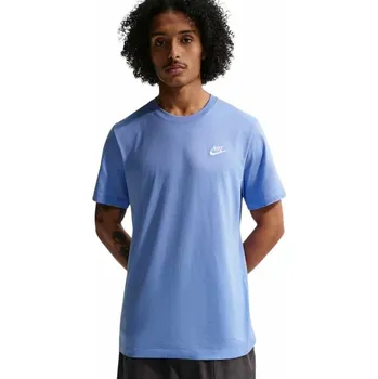 Pánské tričko Pánské tričko s krátkým rukávem Nike SPORTSWEAR CLUB modré AR4997-494 - 3XL | UK 11 | US 12