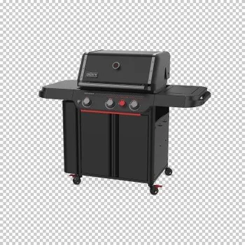 Zahradní gril Plynový gril WEBER Genesis E-330WR Stealth + Dárek zdarma!