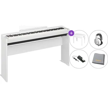 Klávesový nástroj Yamaha P-225WH DELUXE SET Digitální stage piano White