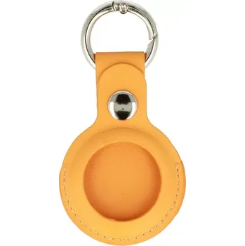 Pouzdro na mobilní telefon Pouzdro kožené pro AirTag přívěšek s karabinou klíčenka