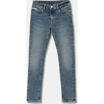 Dětské rifle Calvin Klein Jeans MR SKINNY MID IG0IG02605.9BYH. modrá 55X, vel. 176