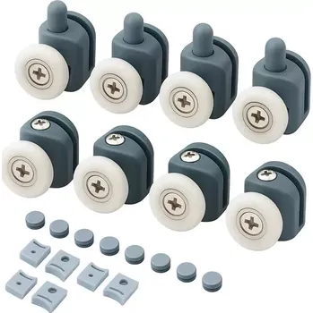 Kolečka pro posuvné dveře sprchových koutů – 8 ks