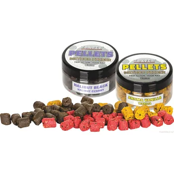Traper Pelety na háček method feeder, 8mm - 50g Příchuť: Krevetka