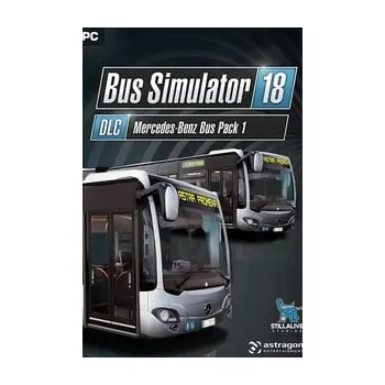 Počítačová hra Bus Simulator 18 - Mercedes Benz Bus Pack 1 (DLC)