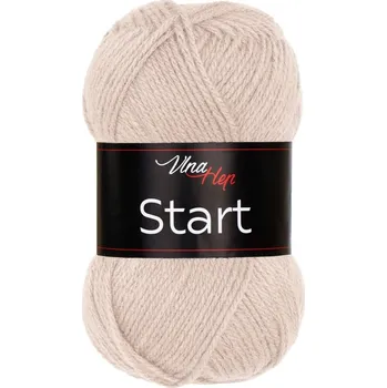 Galanterie Vlna Hep Start 41015 bílá káva