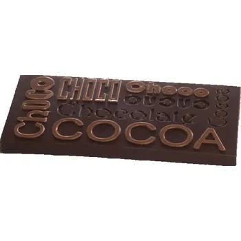 Čokoládová tyčinka Forma na tabulku čokolády 130x70 mm CHOCO FAMILY MA2012