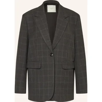 Dámské sako Neo Noir Dámské Sako Gaby, tmavě šedá / bílá / černá, 34