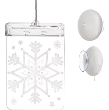 Vánoce 3D LED dekorace – sněhová vločka