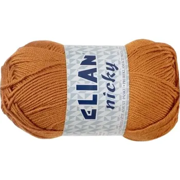 Příze Elian Nicky 2174 hnědá