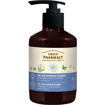 Intimní hygienický prostředek Green Pharmacy Heřmánek a alantoin - gel na intimní hygienu pro citlivou pokožku, 370 ml