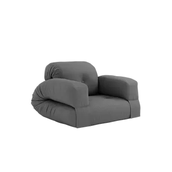 KARUP DESIGN Zahradní křeslo HIPPO šedé 810403403090