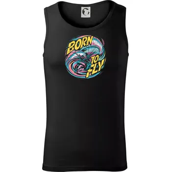 Pánské termoprádlo Paraglide Born to fly kruh - Tílko pánské Core - 2XL ( Černá )