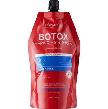 Vlasová regenerace KORMESIC BOTOX KERATIN posilující maska na vlasy – náhradní náplň 350 g