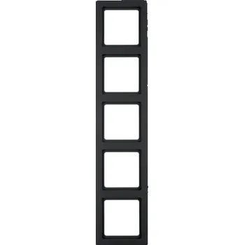 Pětidílný Rámeček Hager , černý
