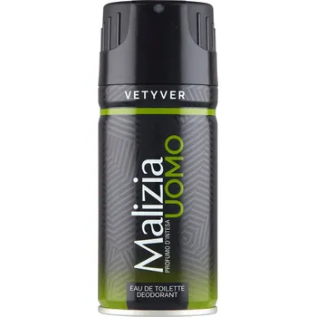MALIZIA UOMO VETYVER Deodorant Toaletní Voda Malizia 150 Ml STARÉ SLOŽENÍ!