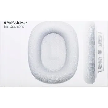 Příslušenství pro sluchátka POLŠTÁŘE NA NÁUŠNÍKY PRO APPLE AIRPODS MAX 2 KUSY ORIGINÁLNÍ STŘÍBRNÉ