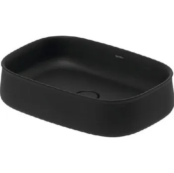 Umyvadlo Duravit Umyvadlo na desku 55x39 cm, bez přepadu, DuraCeram, WonderGliss, antracit mat - 23735513791
