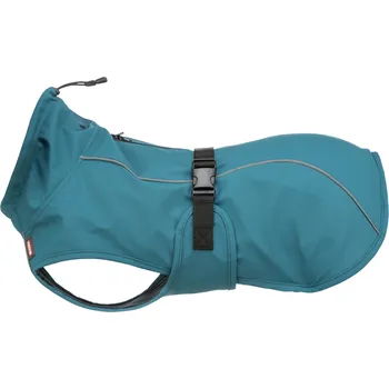 Obleček pro psa TRIXIE Výprodej - Pláštěnka VIMY, petrolejová L:55cm, hruď:60-85cm, krk:54cm