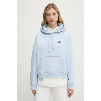 Dámská mikina Bavlněná mikina Tommy Jeans DW0DW19414 modrá 05X, vel. S