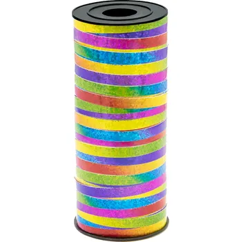 Stuha Holografická party stuha multicolor 92 m