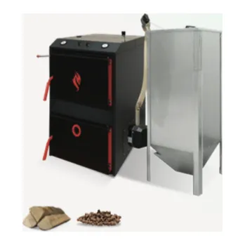 Kotel Kovarson Genius COMBI 25 kW (Zplyňovací kotel / Dřevní pelety )