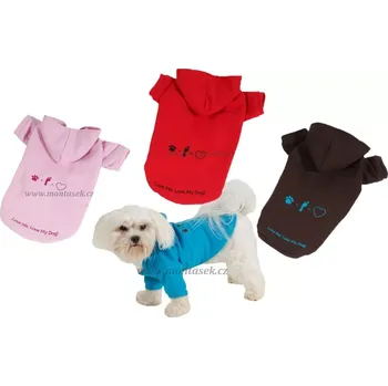 Obleček pro psa Mikina pro psa love dog (Oblečky pro psy )