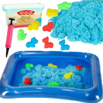 kinetický písek Kinetický písek 3 kg + pískoviště + formičky