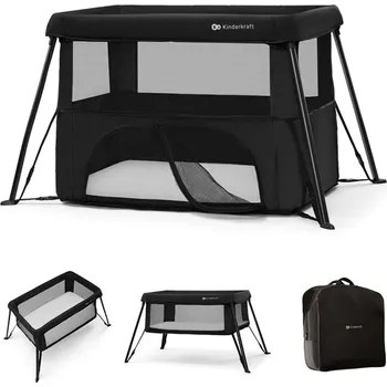 Dětsný nábytek Kinderkraft Postýlka cestovní Cami Black