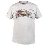 Traper Tričko Art Rainbow trout světle šedé Velikost: S