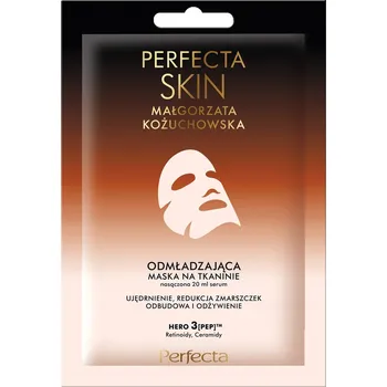 Pleťová maska Perfecta Skin Małgorzata Kożuchowska Omlazující maska na obličej na textilní bázi