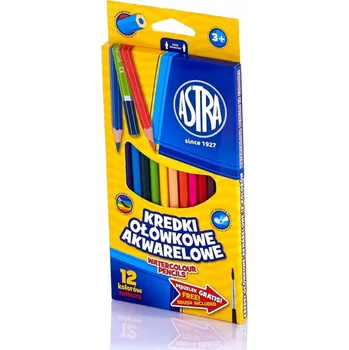 Pastelka Akvarelové Pastelky Astra 12 ks