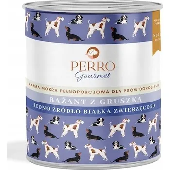 Krmivo pro psa Perro Gourmet Monoproteinové Krmivo pro psy - Bažant s hruškou 800g
