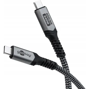 Datový kabel Kabel Goobay USB - USB-C, 1 m, černý