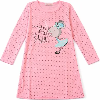 xcena Růžová noční košile s obrázkem Velikost: 2 roky