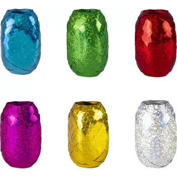 Stuha Party holografická stuha mix barev 10 m