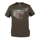 Traper Tričko Art Pike tmavě zelené Velikost: S