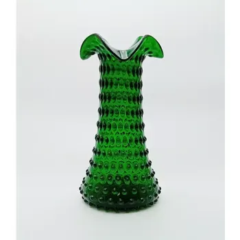 Váza Váza 32cm - Hobnail - Ananas - tmavě zelená | 96584